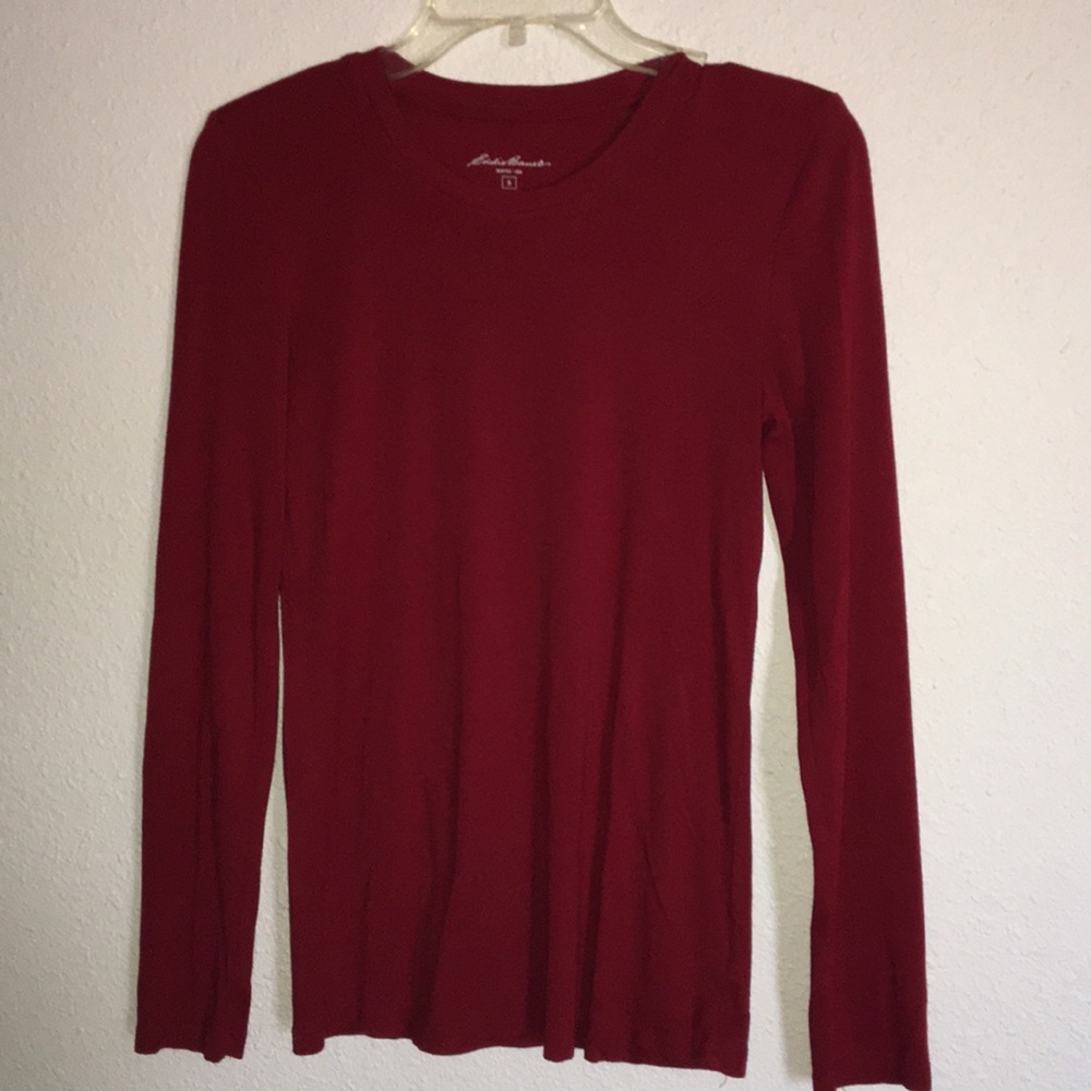 Eddie Bauer long sleeve tee shirt womens sz small